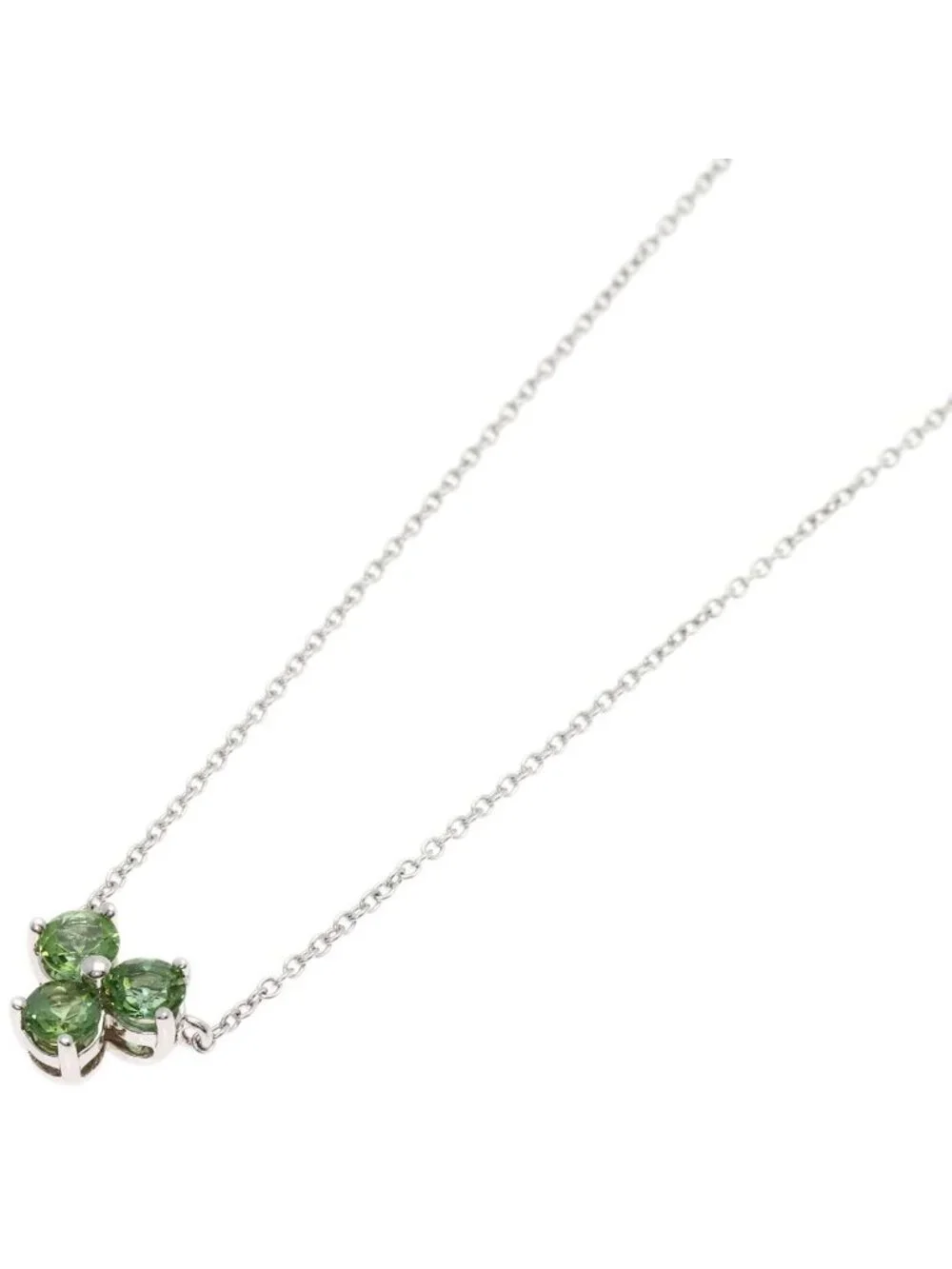 Tiffany & Co Aria Tourmaline Necklace 18k White Gold
